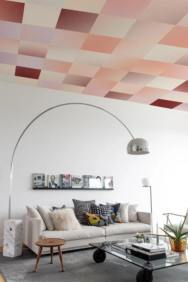 Gradient Check Peach - Bild 6