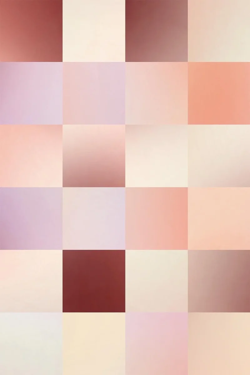 Gradient Check Peach - Bild 3