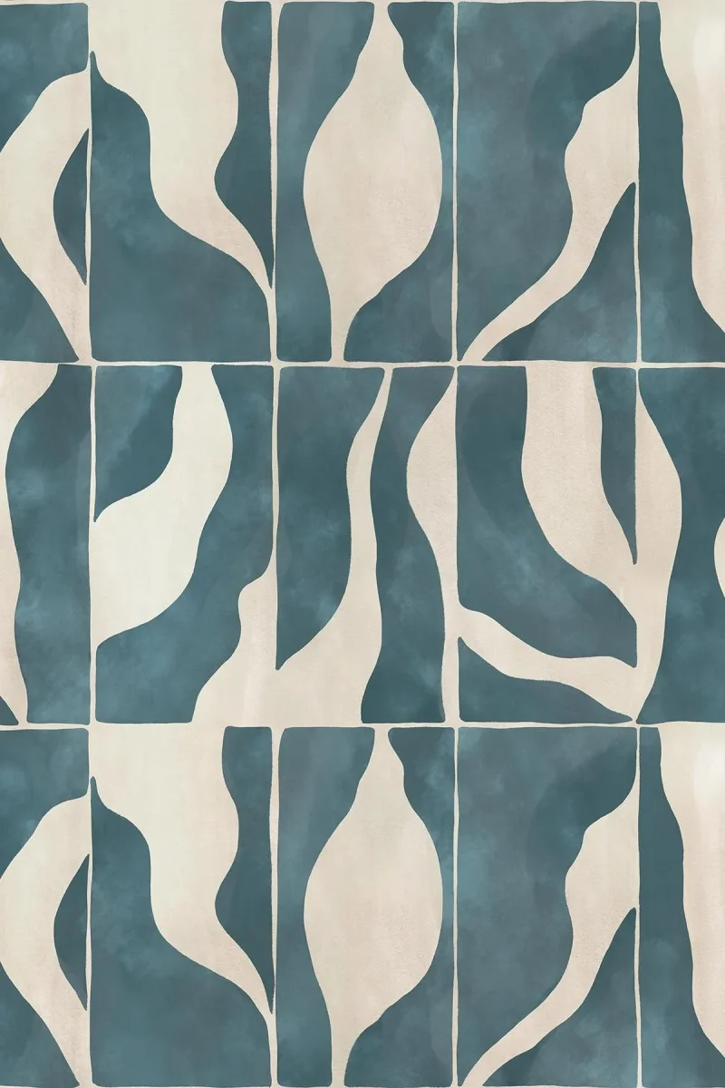 Natural Shapes Teal - Bild 3