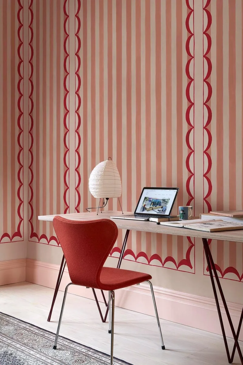 Scallop Panel Pink/Red - Bild 4