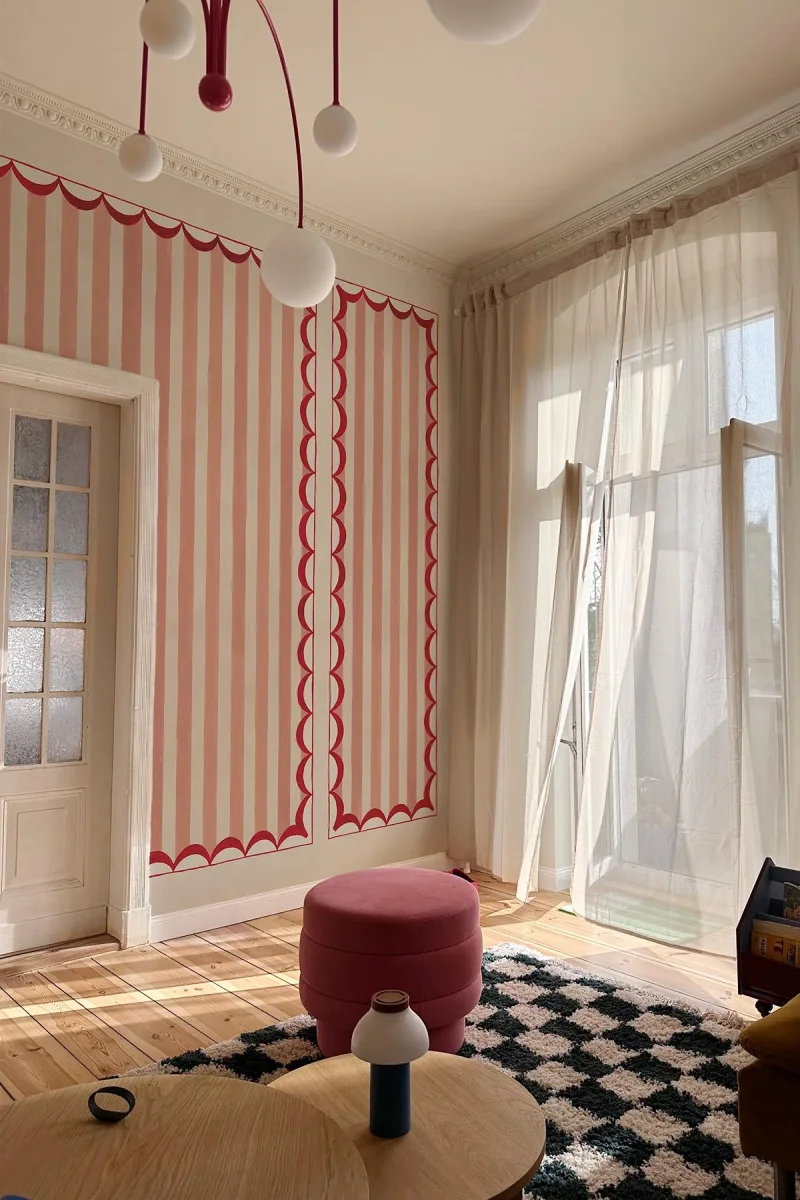Scallop Panel Pink/Red - Bild 5