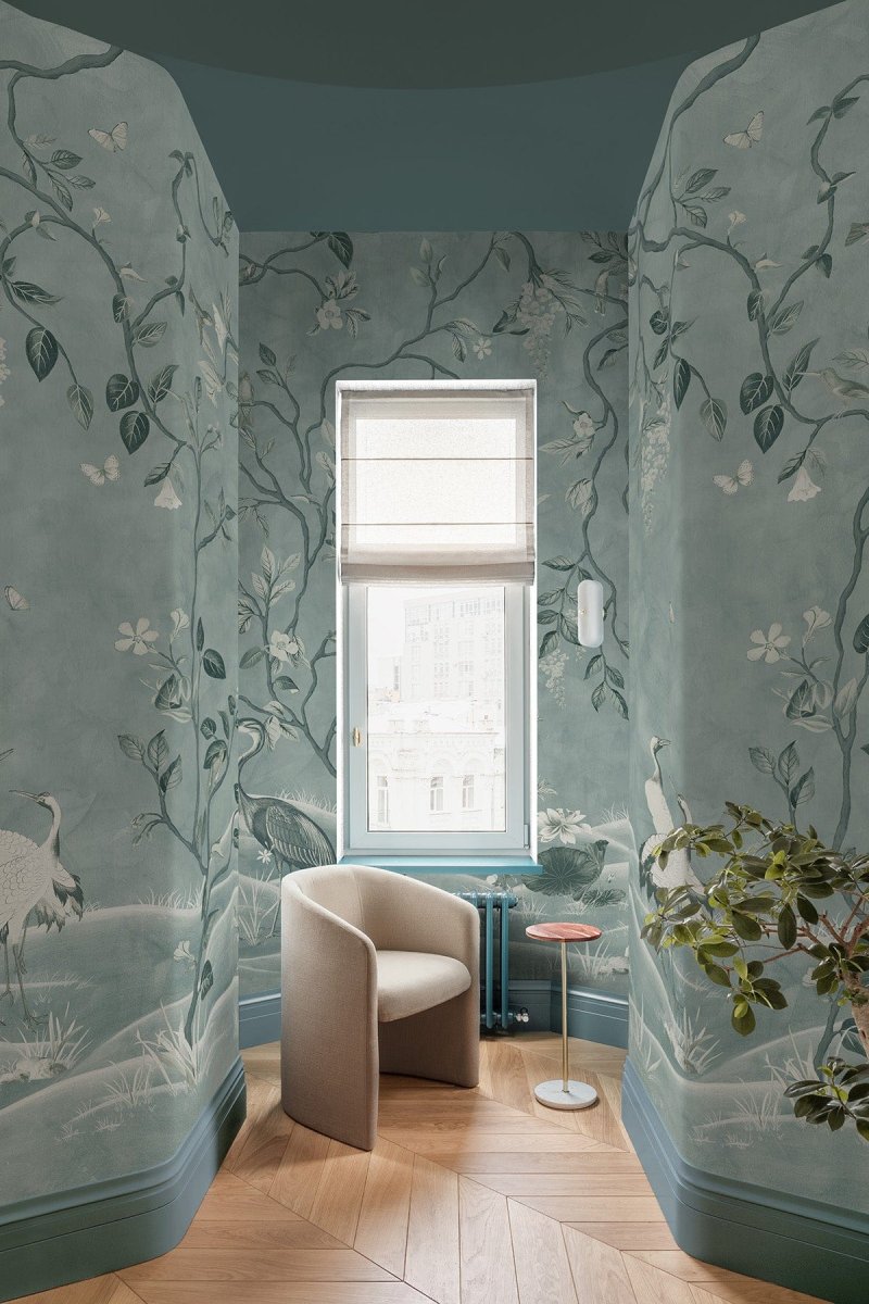 Chinoiserie Fauna Aqua Blue - Bild 5