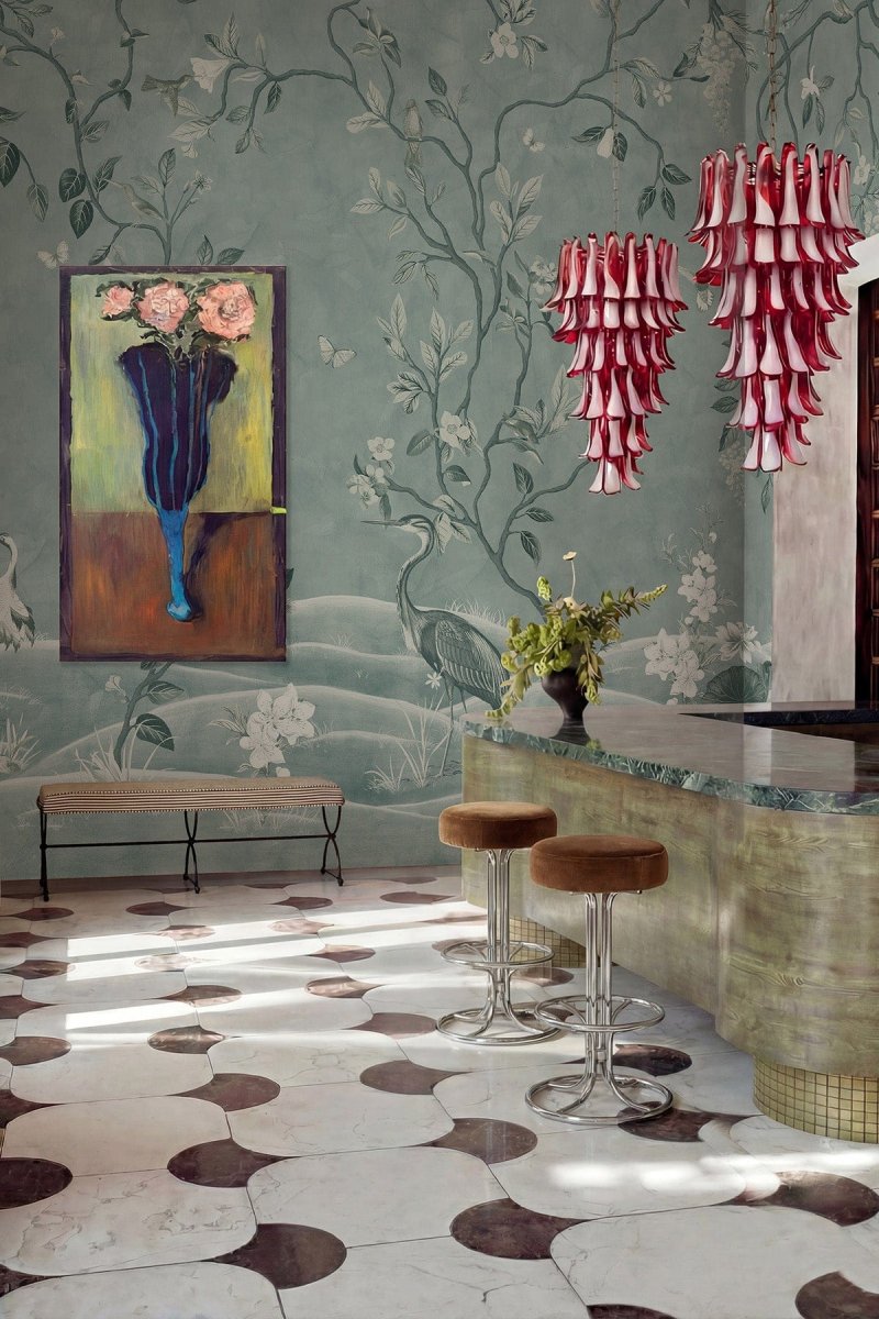 Chinoiserie Fauna Aqua Blue - Bild 4