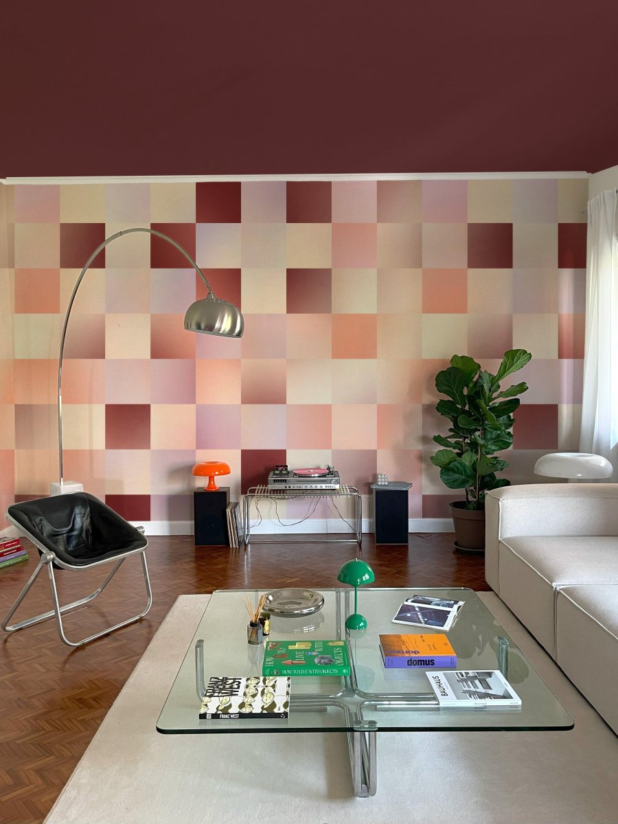 Gradient Check Peach - Bild 5