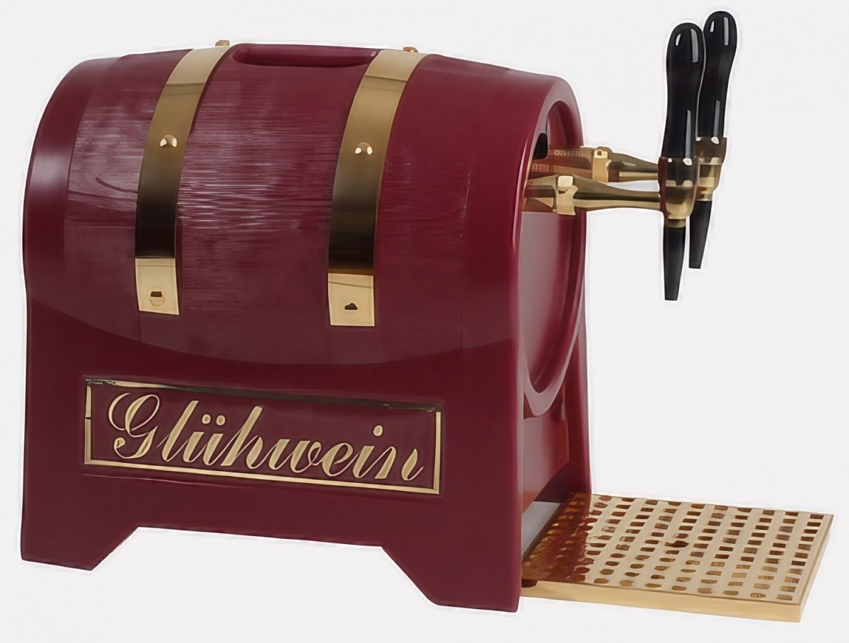 Varmdrycksautomat, glöggkanna, vinvärmare – specialutgåva i rött med luftkompressor, 9 kW, 3-fas - Bild 2