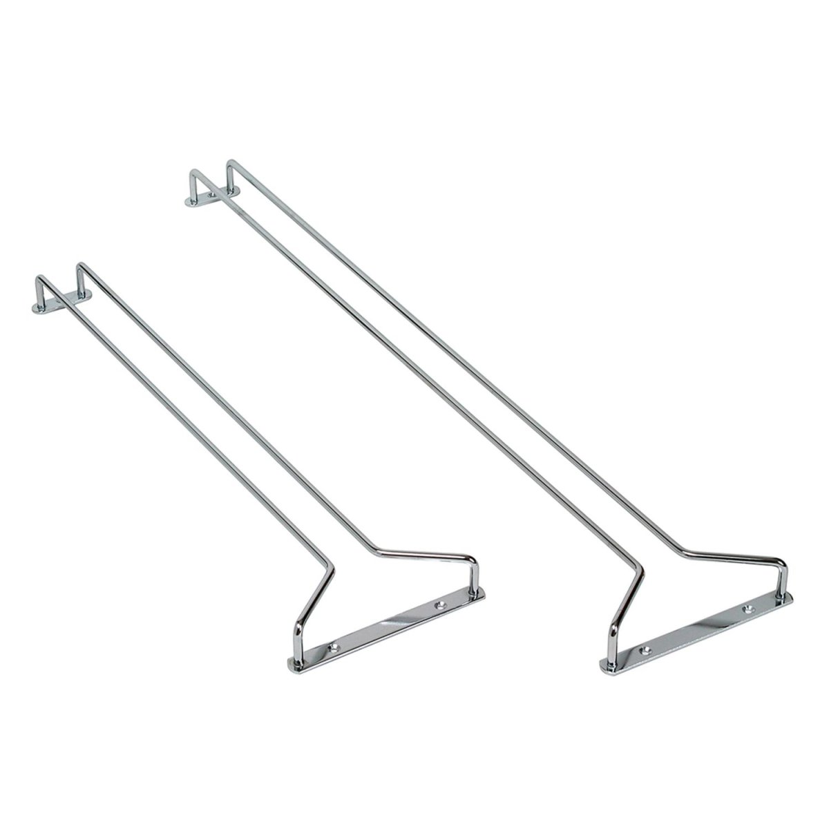 Förkromad glasställning 615×145 mm