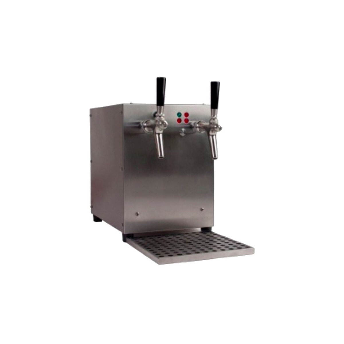 Varmdrycksdispenser, glöggkanna, vinvärmare, 9 kW, med inbyggd luftkompressor, 2 ledningar, hölje i rostfritt stål
