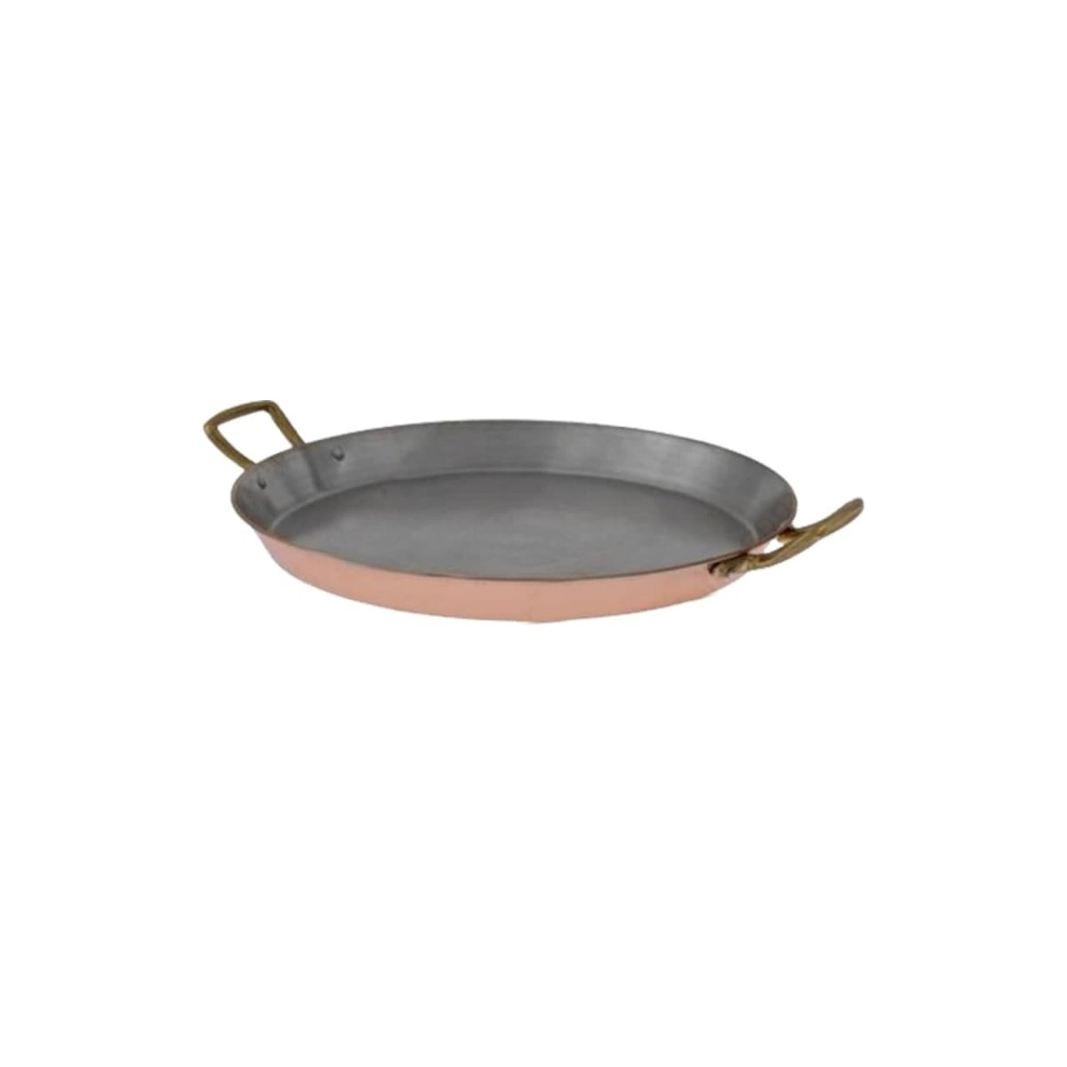 Paellapanna, paellafat, kopparpanna, 40 cm