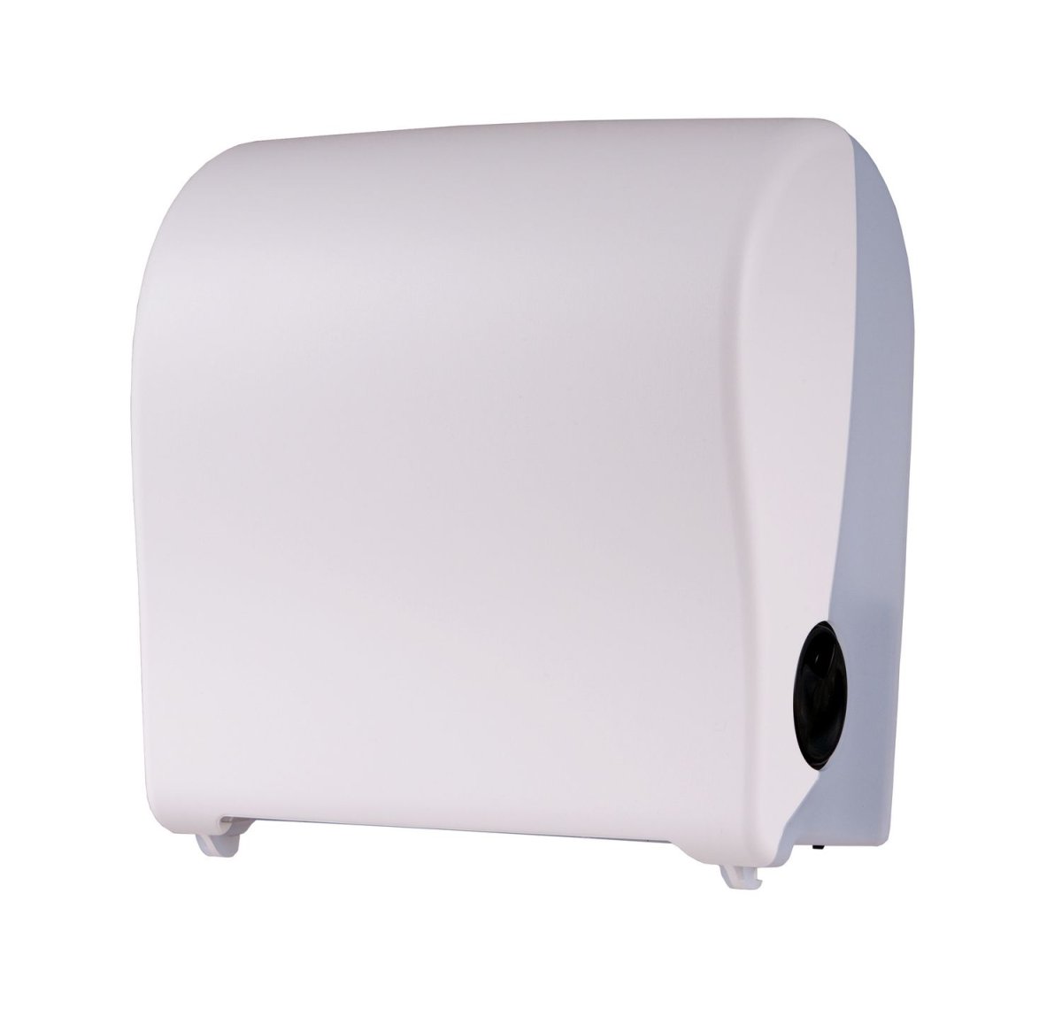 Handduksdispenser, pappershandduksdispenser, handdukshållare – pqsautk, mini, plast, vit - Bild 2