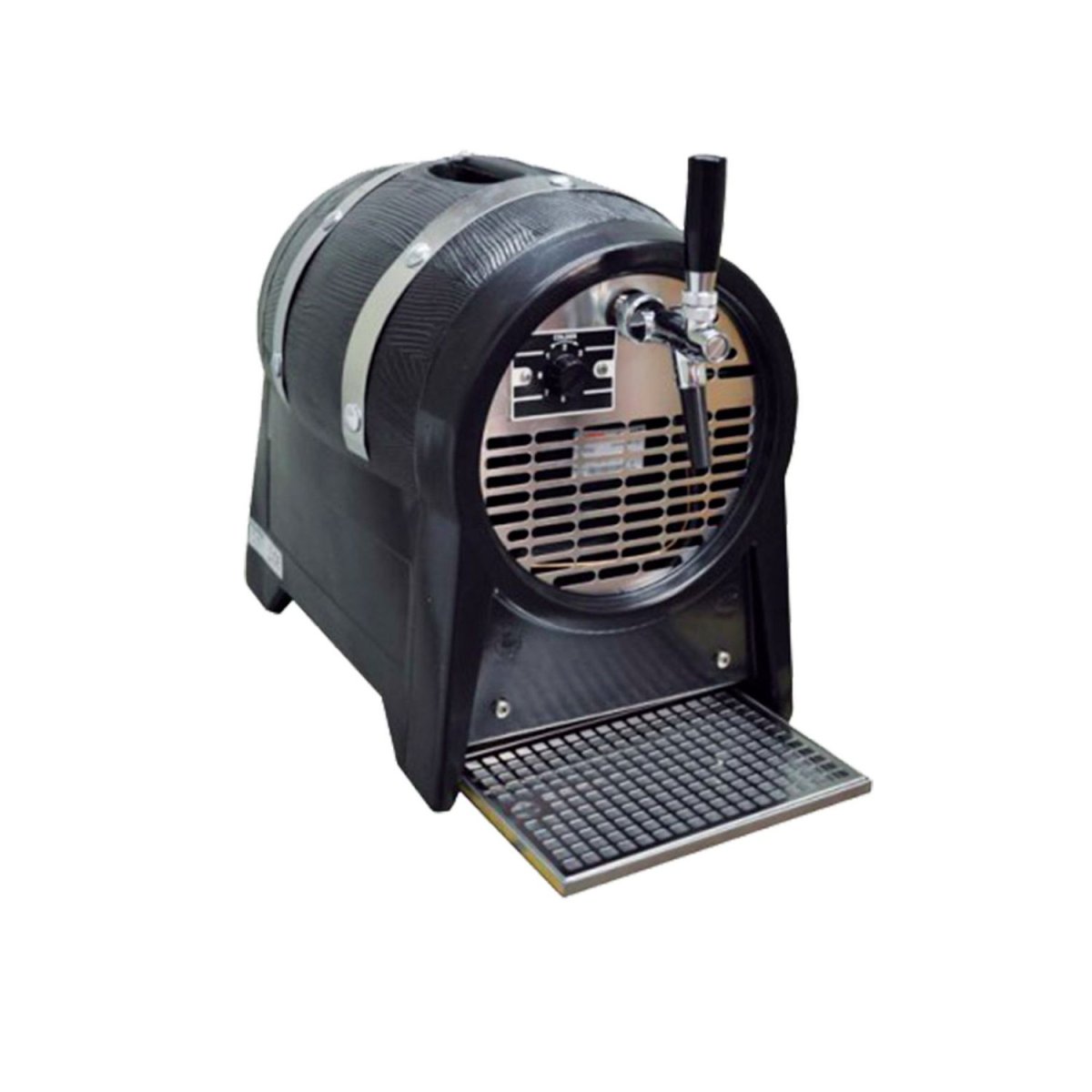 Öltapp, ölmaskin, ölpump, öldispenser – torrkylare med dekorativa ringar, 1 kran, 60 l/h